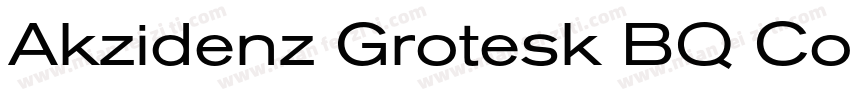 Akzidenz Grotesk BQ Condens字体转换